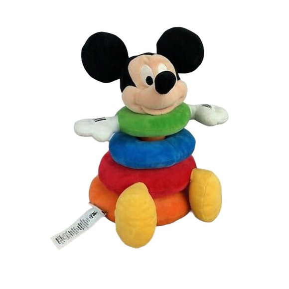 Mickey  Plush Stacking Rings Learning Toy - Picture 4 of 5
